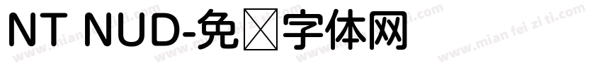 NT NUD字体转换